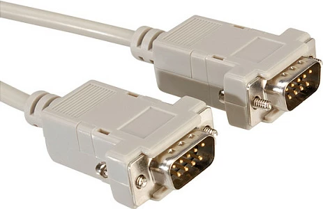 Kabllo seriale RS232 ROLINE DB9 M-M, 1.8 m, gri
