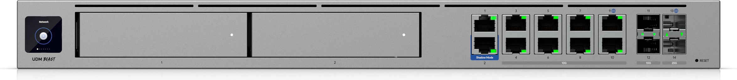 Router Ubiquiti UniFi Dream Machine Beast UDM-Beast, 1U rack, gri