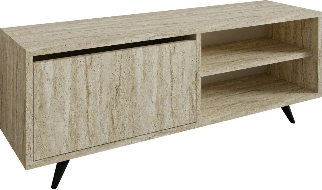 Komodë TV Hanah Home, ngjyrë travertin
