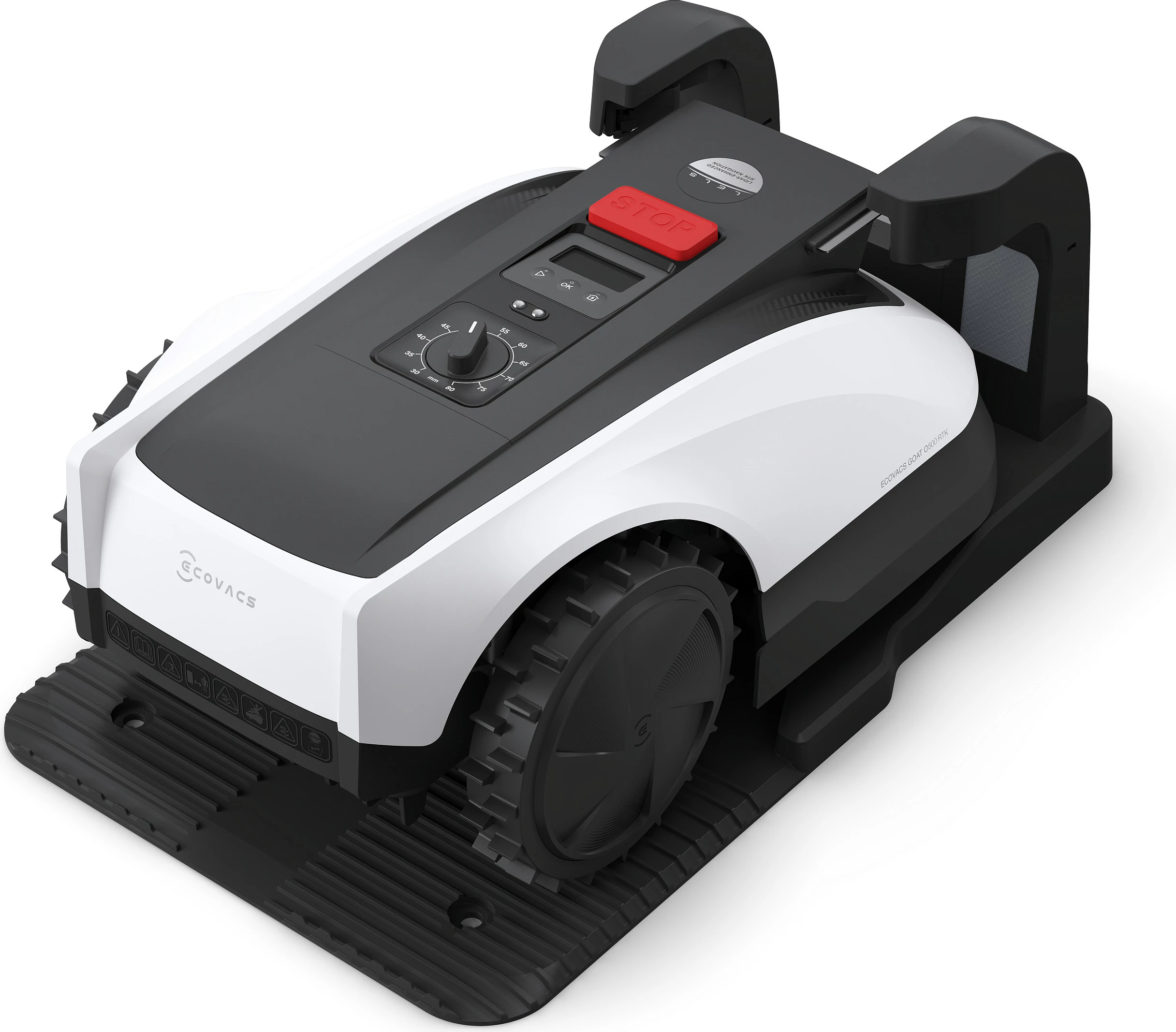 Kositës robotik ECOVACS GOAT O800 RTK, 800m², bateri 4Ah, bardhë/zi