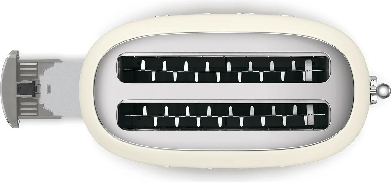 Tostier Smeg TSF02CREU, 4 feta, 1500W, krem