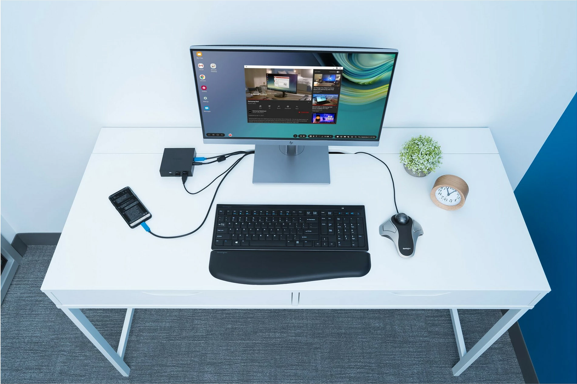 Trackball Kensington Orbit Optical, USB Type-A, Argjendtë