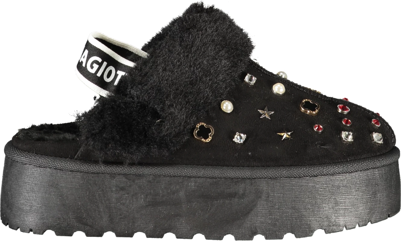 Këpucë grash LAURA BIAGIOTTI, clog dimri, të zeza