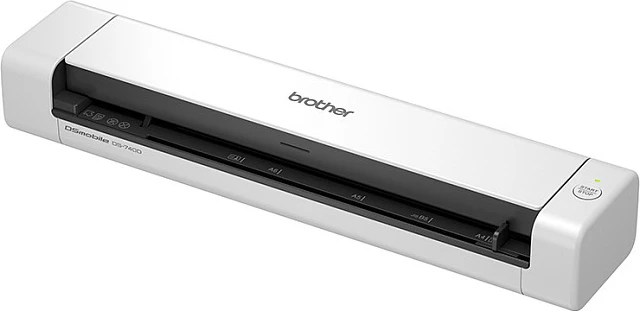 Skaner portativ Brother DSmobile DS-740D, A4, duplex, 600 dpi, i bardhë/gri