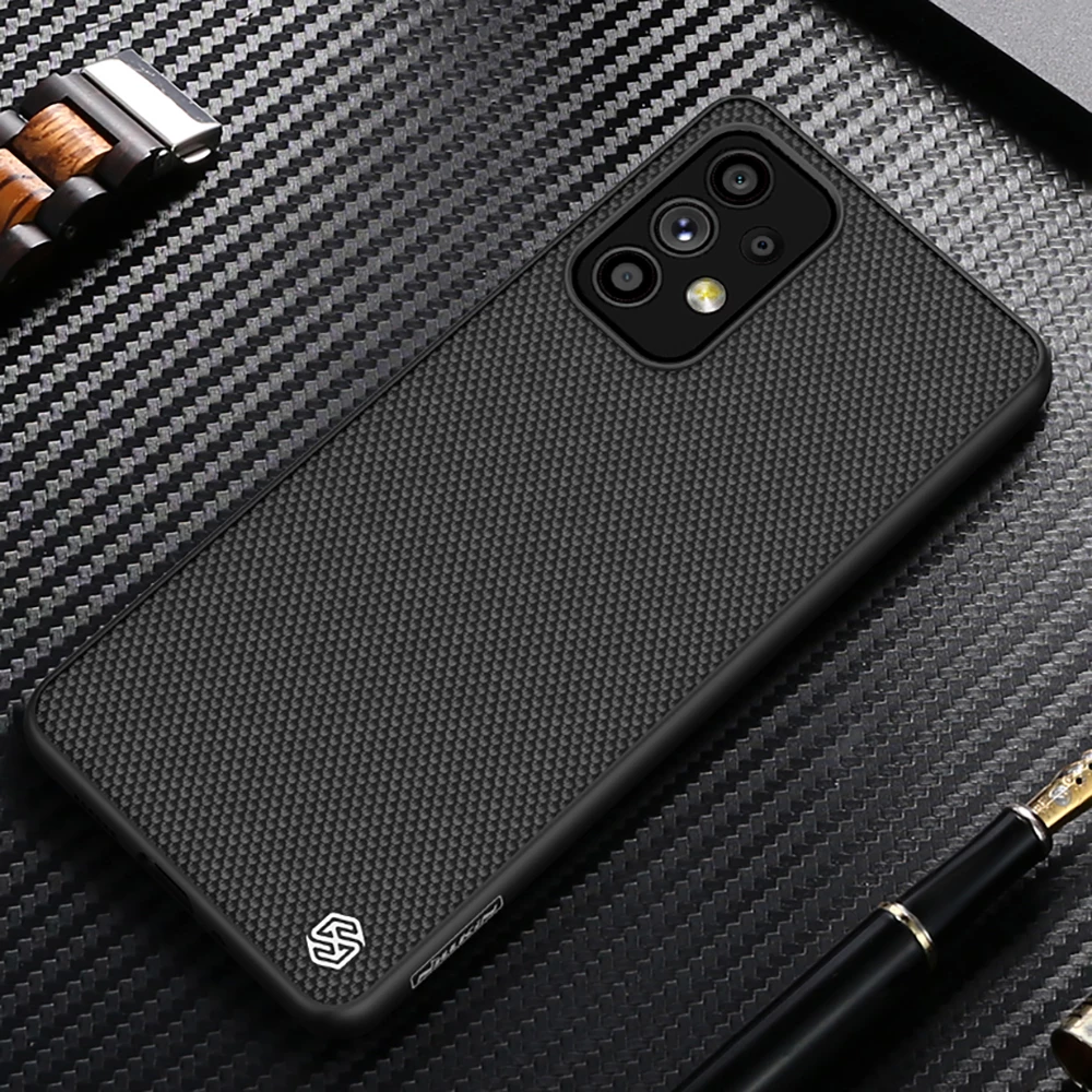 Mbështjellës Nillkin Textured Case për Samsung Galaxy A73, i zi