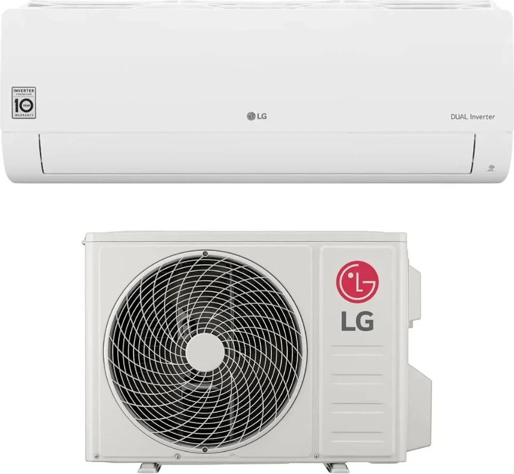 Klimë LG DualCool Standard S09EC.NSJS/S09EC.UA3S 2.5 kW Inverter, Wi‑Fi, R32, e bardhë 2