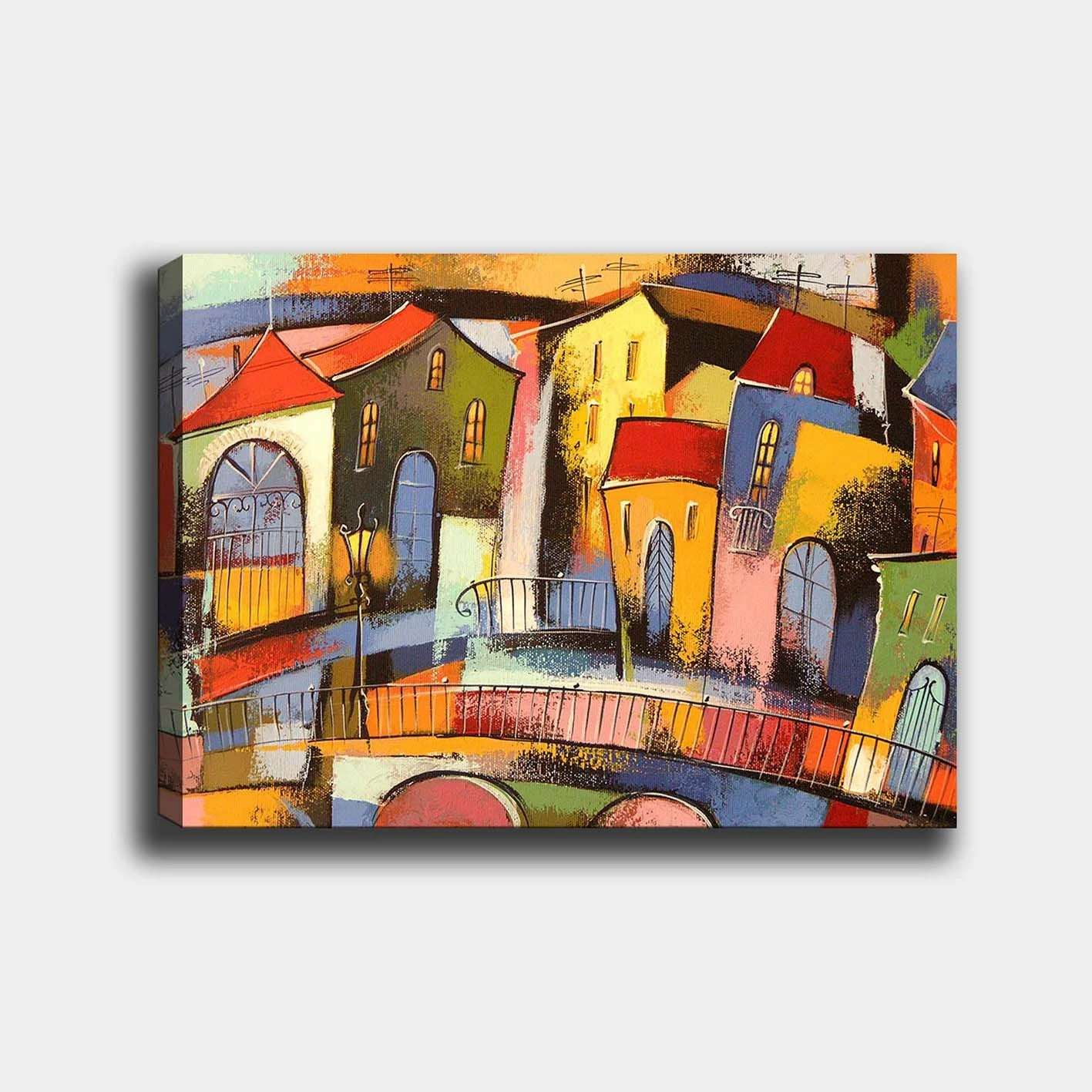 Pikturë dekorative në kanavacë, shumëngjyrëshe, 70x100cm, Wallity, 1042732249