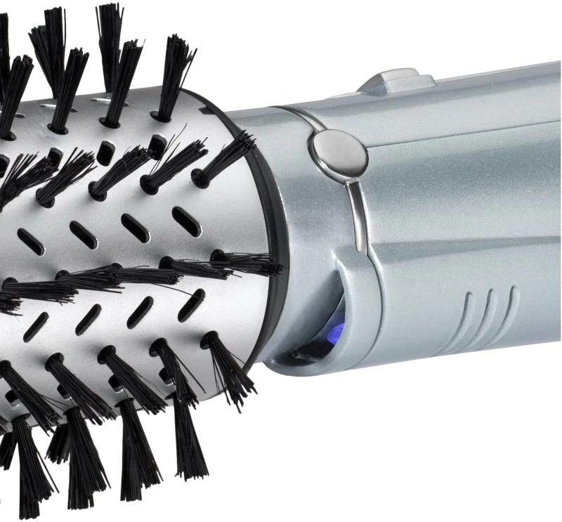 Furçë ajri e nxehtë rrotulluese, BaByliss, Hydro Fusion AS773E, teknologji plazma me jone, cilindër qeramik, ice blue