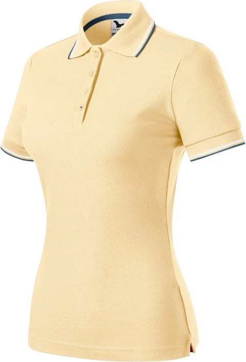 Polo maicë Malfini për femra, ngjyrë krem