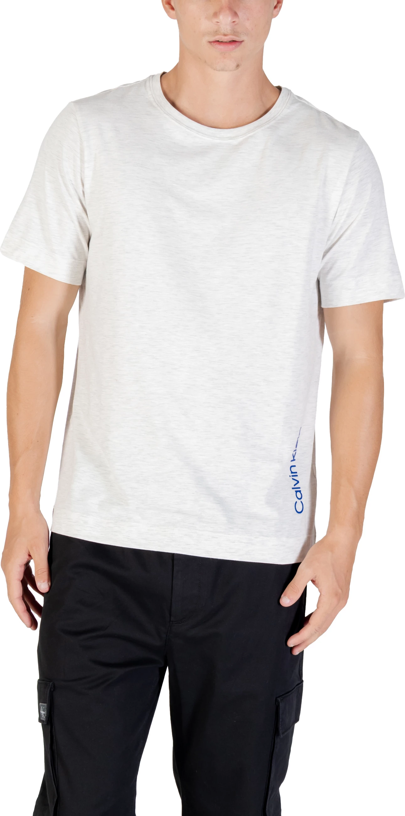 Maicë për meshkuj Calvin Klein Sport SS TEE LVGMF5K106, e hirtë e çelët