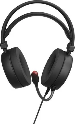 Kufje Genesis Neon 613 G2 RGB, me mikrofon, me kabllo, të zeza