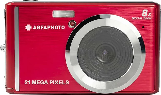 Kamerë digjitale kompakte AgfaPhoto Realishot DC5200, 21MP, HD 720p, 8x zoom, e kuqe