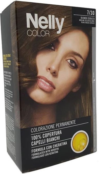 Nelly color hair dye 50+50 ml 7/30