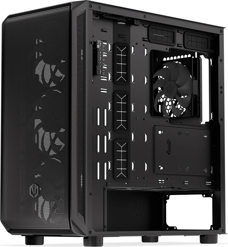 Kasë Endorfy Arx 700 ARGB EY2A013, Midi Tower, Tempered Glass, 4x Ventilatorë ARGB, E zezë