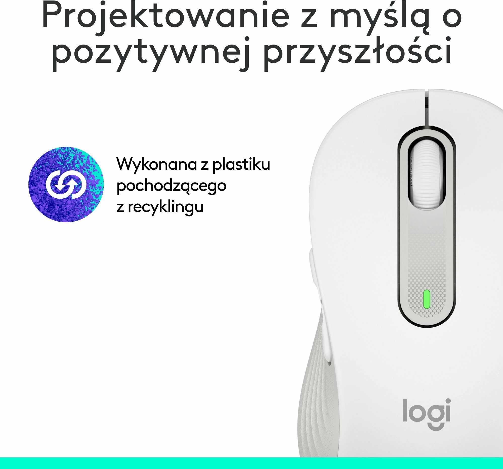 Maus wireless Logitech Signature M650 2000 DPI (910-006255), bardhë/gri