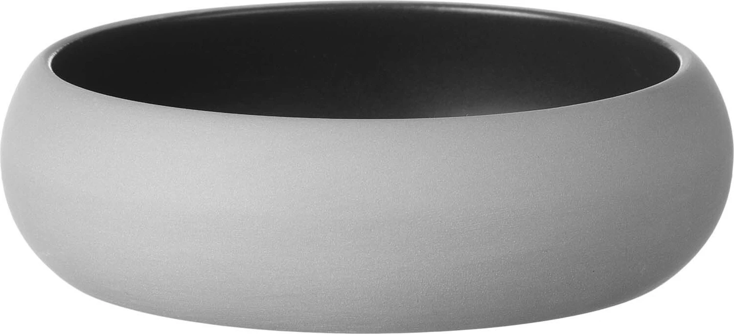 Tas Fine Dine Mia Black 420ml 140mm, set 3 copë, gri/zi