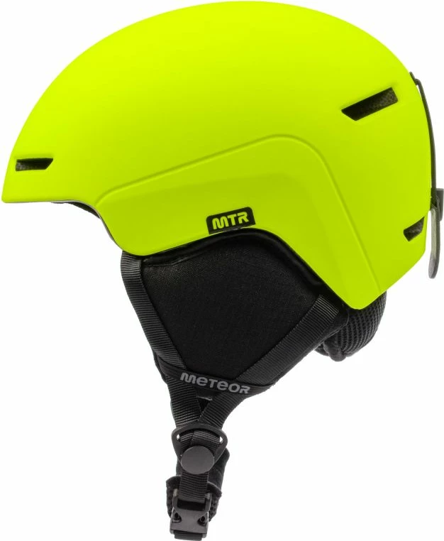 Helmetë skijimi Meteor unisex, e verdhë neon