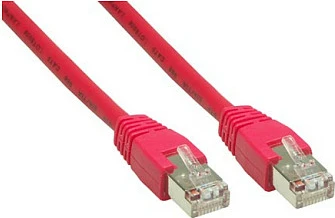 Kabllo rrjeti GoodConnections CAT6 S/FTP PiMF 1m RJ45, e kuqe