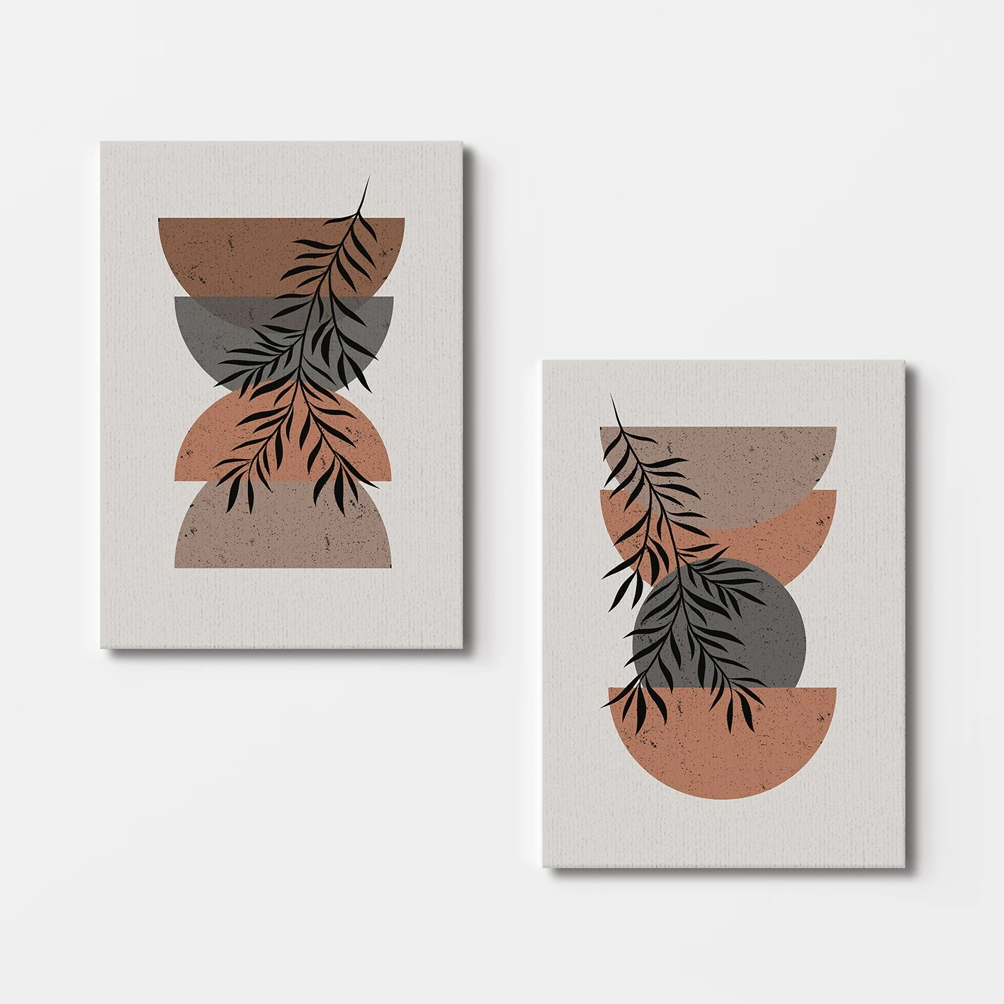 Pikturë dekorative në kanavacë (2 copë), Wallity, 2KNV4254, 50x70cm