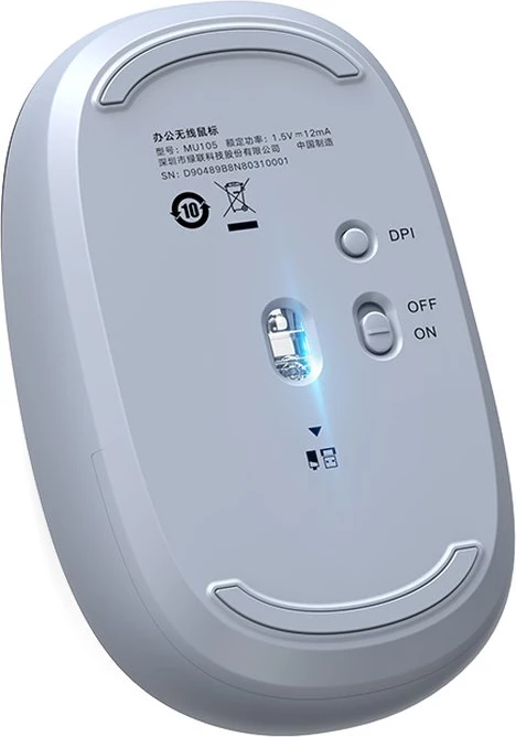 Maus wireless Ugreen MU105, 2.4GHz, USB, Kaltër