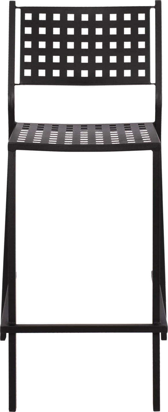 Karrige për bar Olympias Metallic FH5528.01 ngjyrë e zezë 47x58x111cm