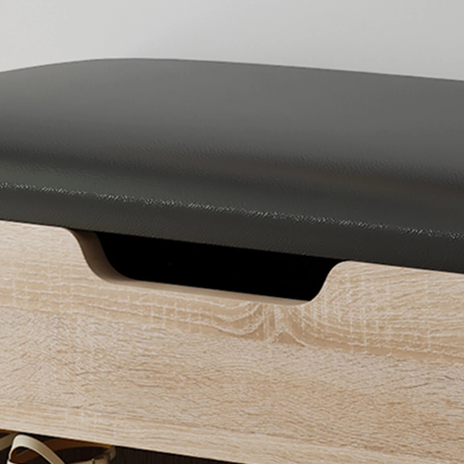 Raft këpucësh me vend për ulje ROMIR FH2477.01 melaminë ngjyrë sonama-kafe 60x30x44Hcm