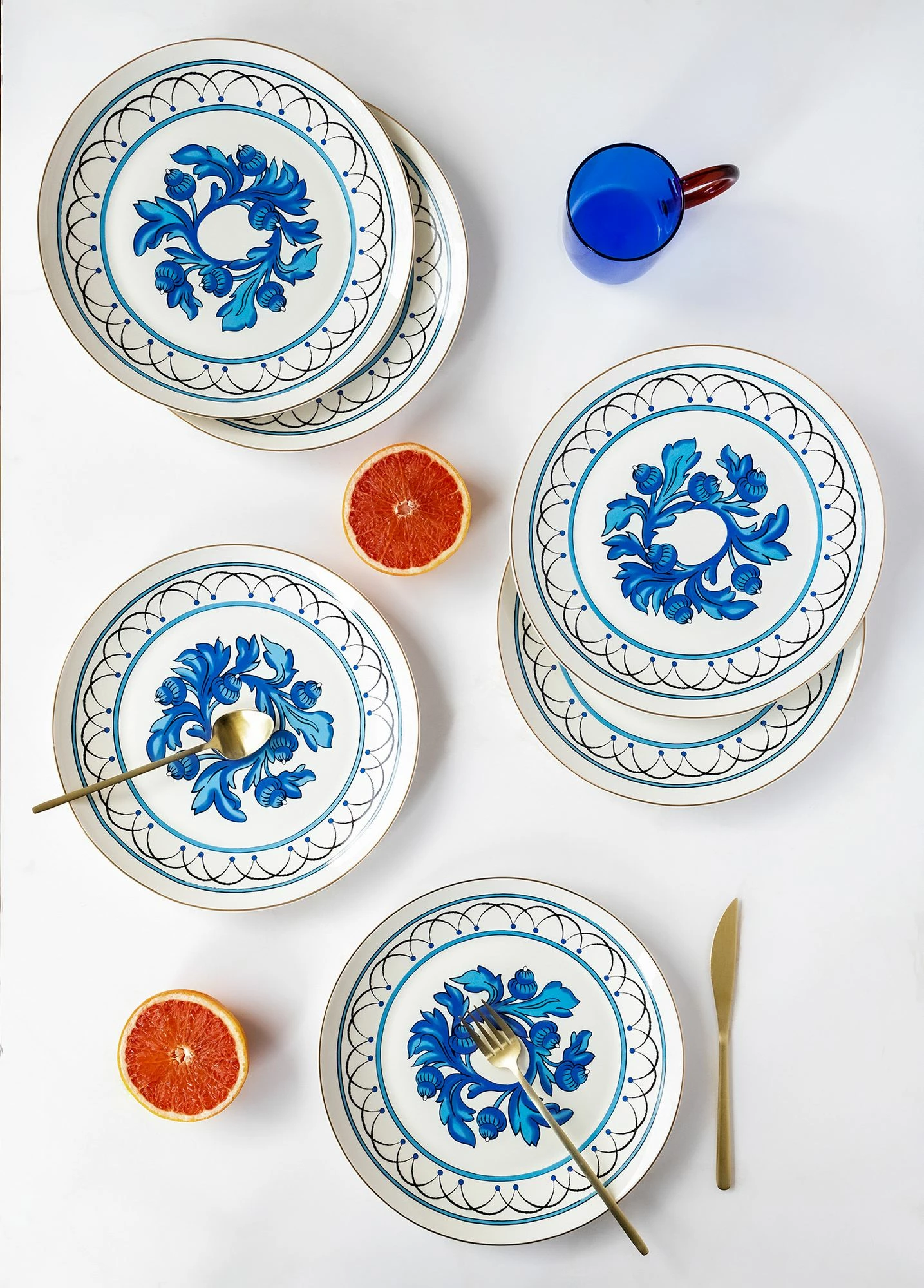 Set pjatash shërbimi (6 copë) Hermia, DNR0052