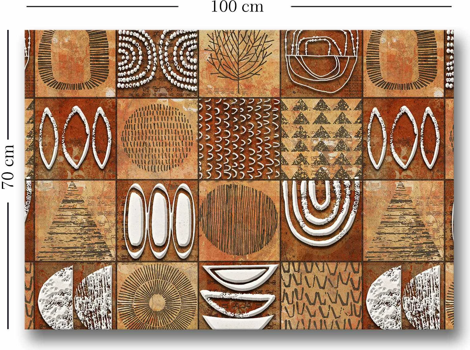 Pikturë dekorative në kanavacë, shumëngjyrëshe, Wallity, 70100Wabisabi-008, 70x100cm