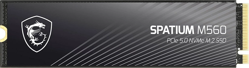 SSD M.2 MSI SPATIUM M560 2TB, PCIe Gen5 x4 NVMe 2.0, 2280, e zezë