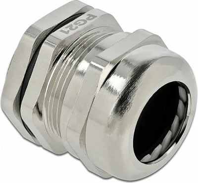 Glandë kabllore DeLOCK PG21, bronz, IP68, për kabllo 18 mm, metalike