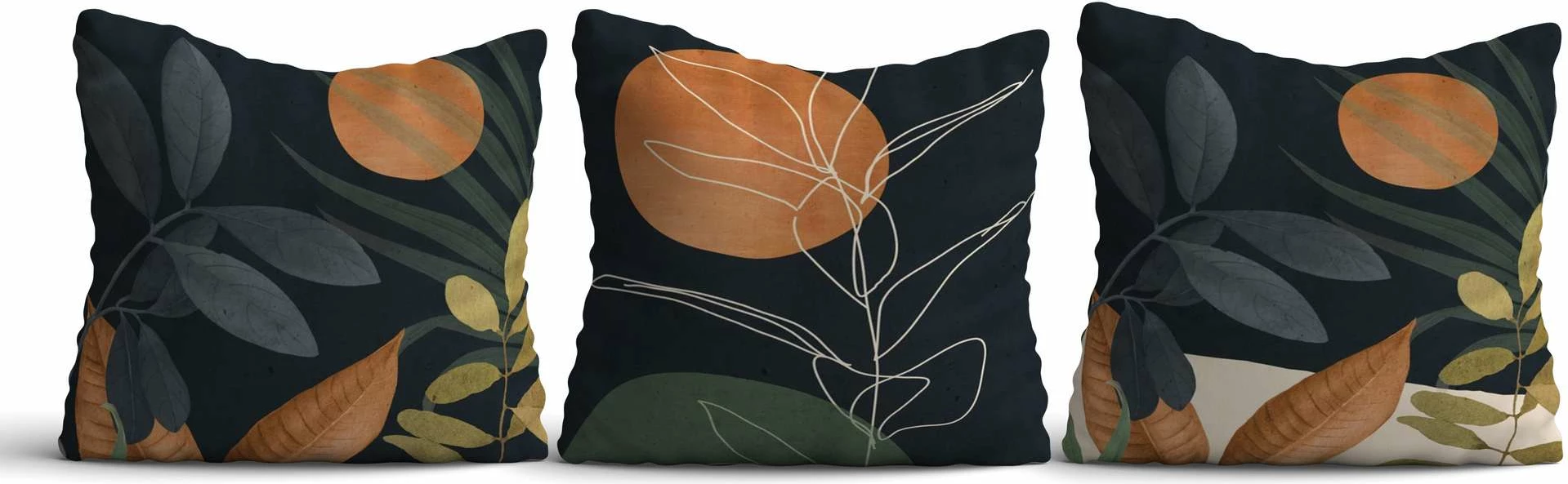 Set mbulesash për jastëkë (3 copë), dizajn Aberto, Asr_plw25 - 36