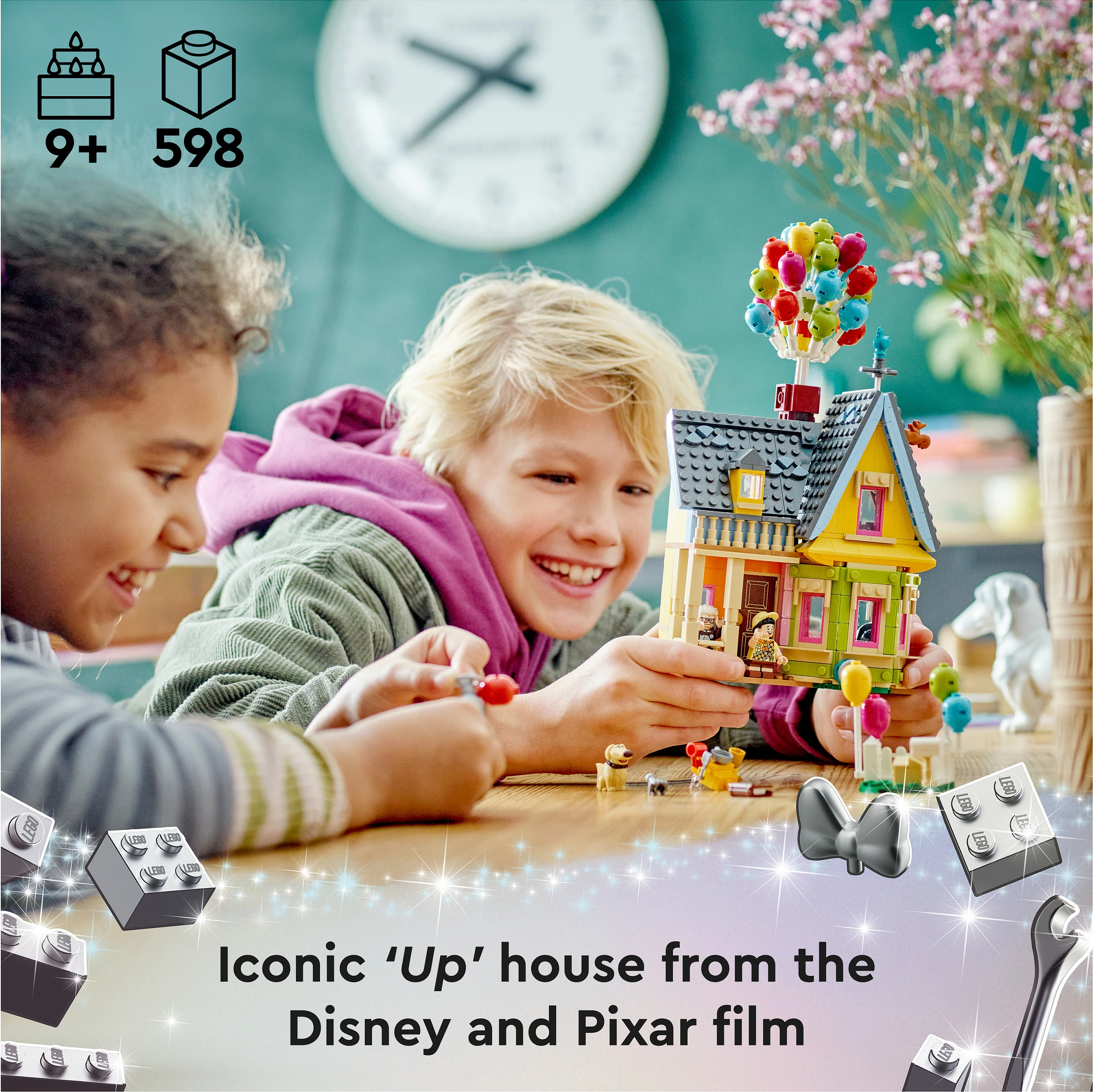Set ndërtimi LEGO Disney 43217 Up House, 598 copë, shumëngjyrësh