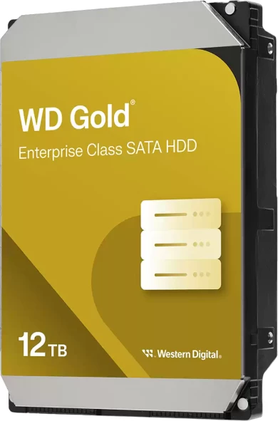 Hard disk intern WD Gold WD122KRYZ 12TB 3.5" SATA 6Gb/s 7200rpm 512MB cache, Gold