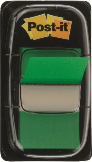 Shënjuese ngjitëse me dozator, 3M Post-it, 680-3, 44–66 fletëza, gjelbër