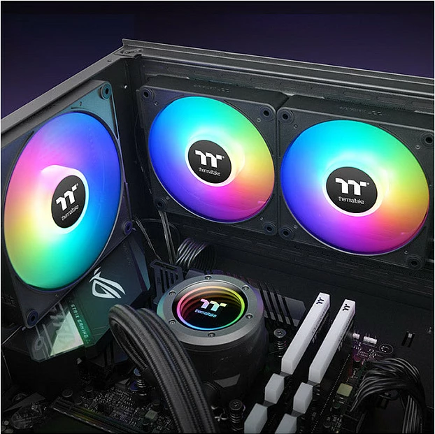Ventilator PC Thermaltake CT140 EX ARGB Sync, 14 cm, 90.3 cfm, i zi