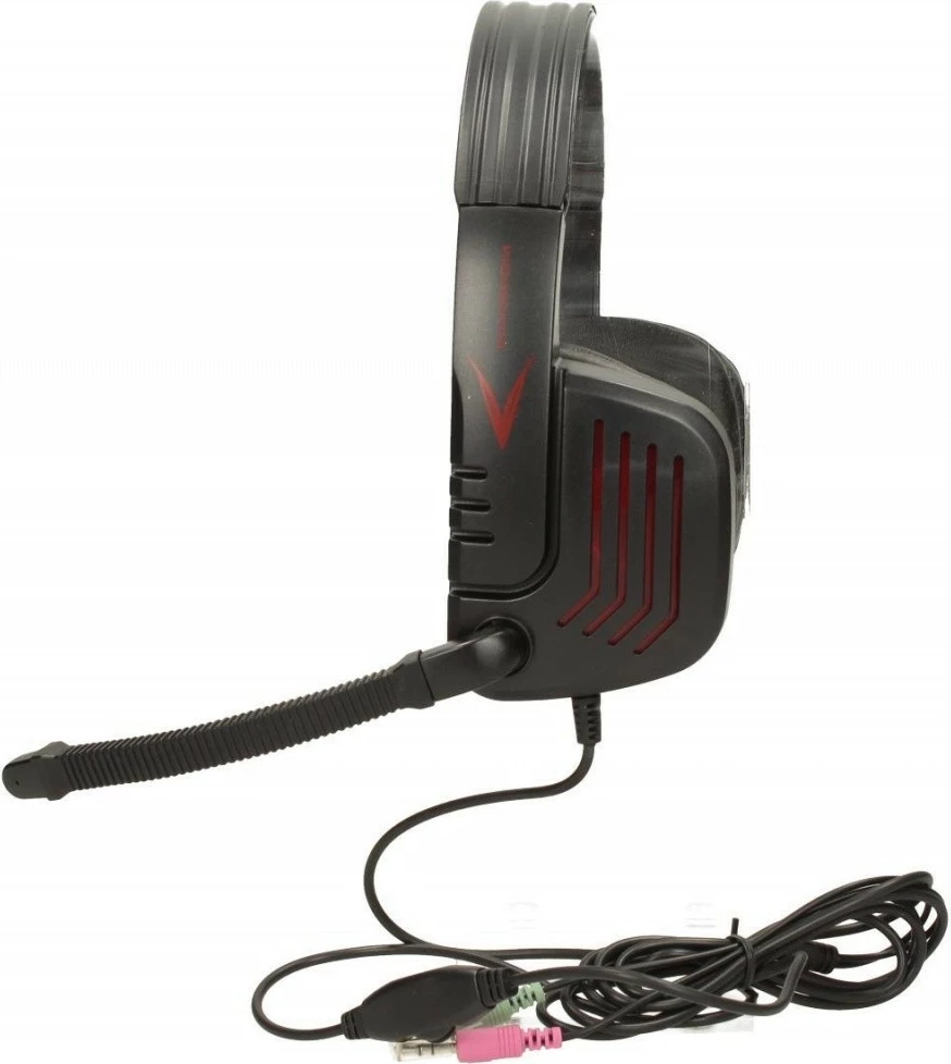 Kufje MODECOM MC-823 Ranger me mikrofon, me kabllo 2.2 m, 2x 3.5 mm, të mbyllura full-size, të zeza