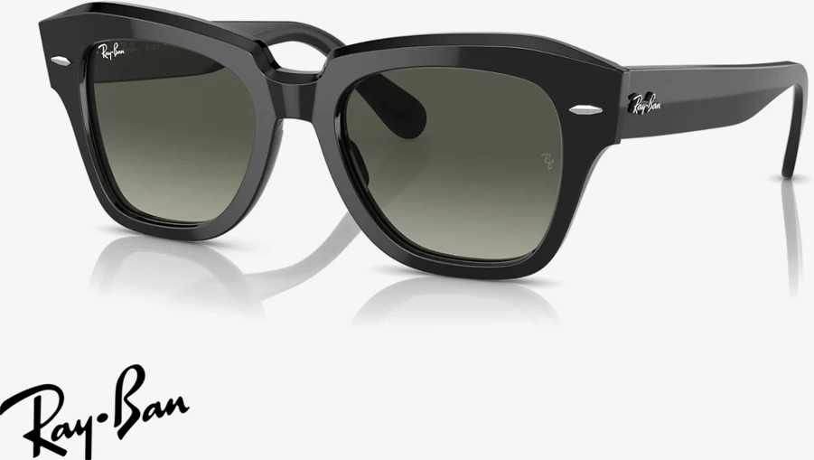 Syze dielli unisex Ray-Ban RB2186 901/71 49