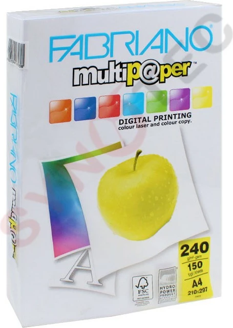 Fabriano Multi 240Gr A4 Bianco 150F