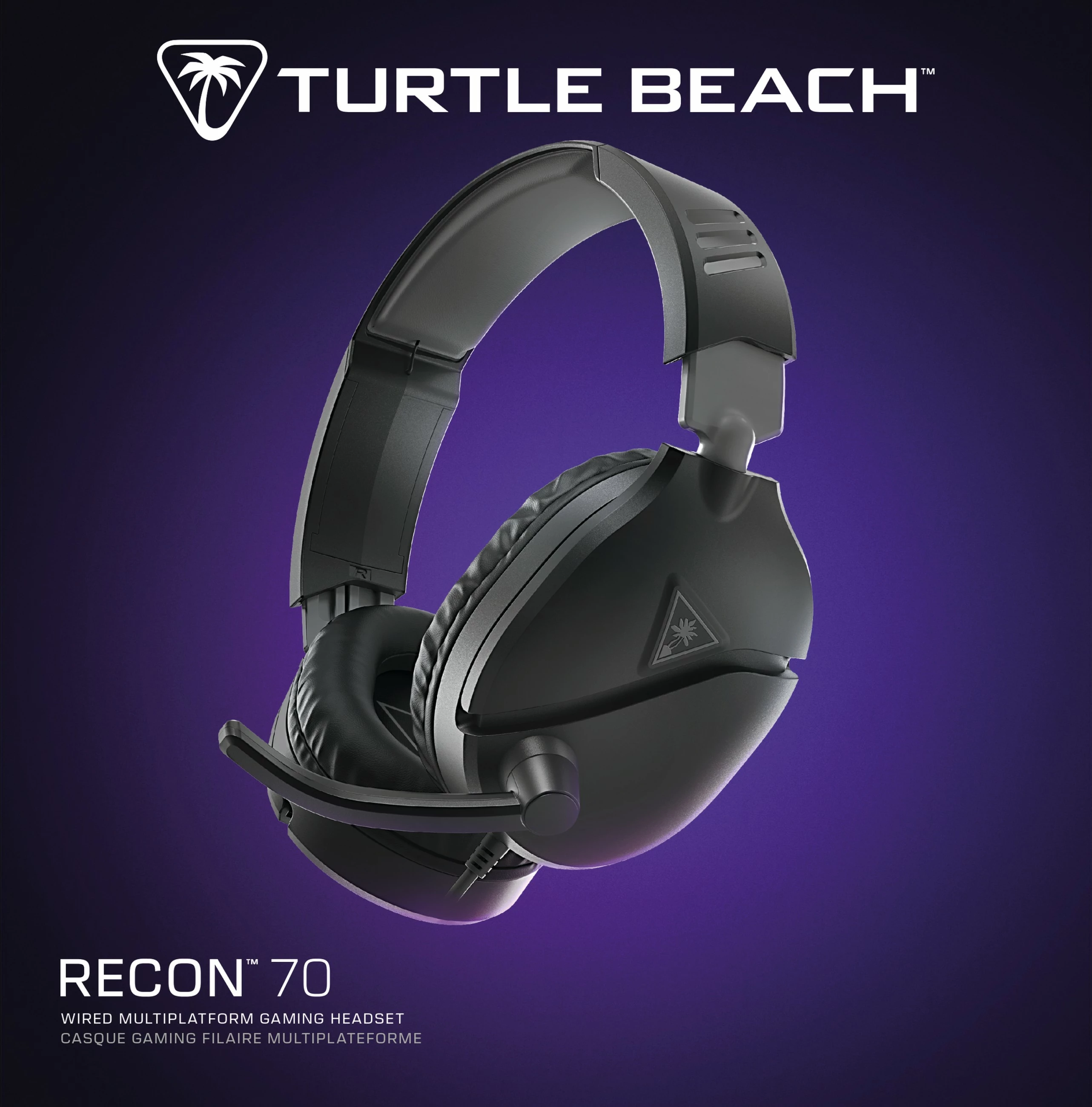 Kufje Turtle Beach Recon 70 PC, over-ear, me mikrofon, 3.5mm, e zezë