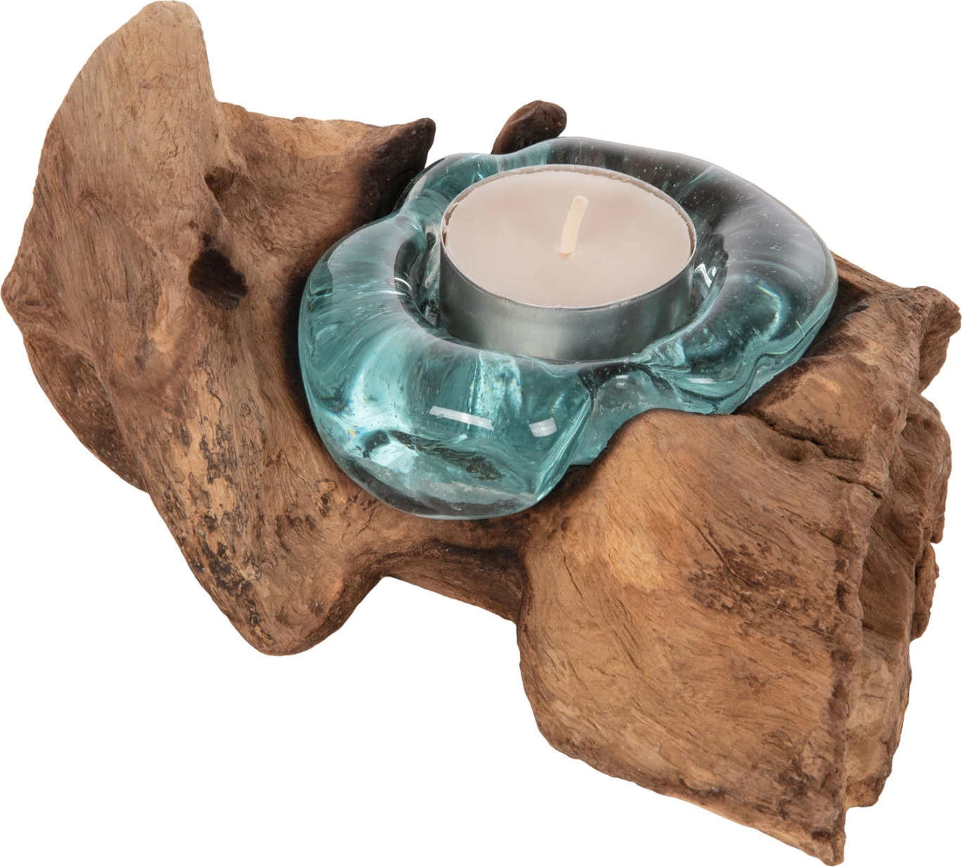 Dekor tavoline me dru dhe qelq FH4283, e kaftë