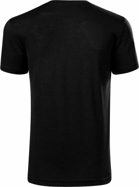 Maicë për meshkuj Malfini Merino Rise, e zezë