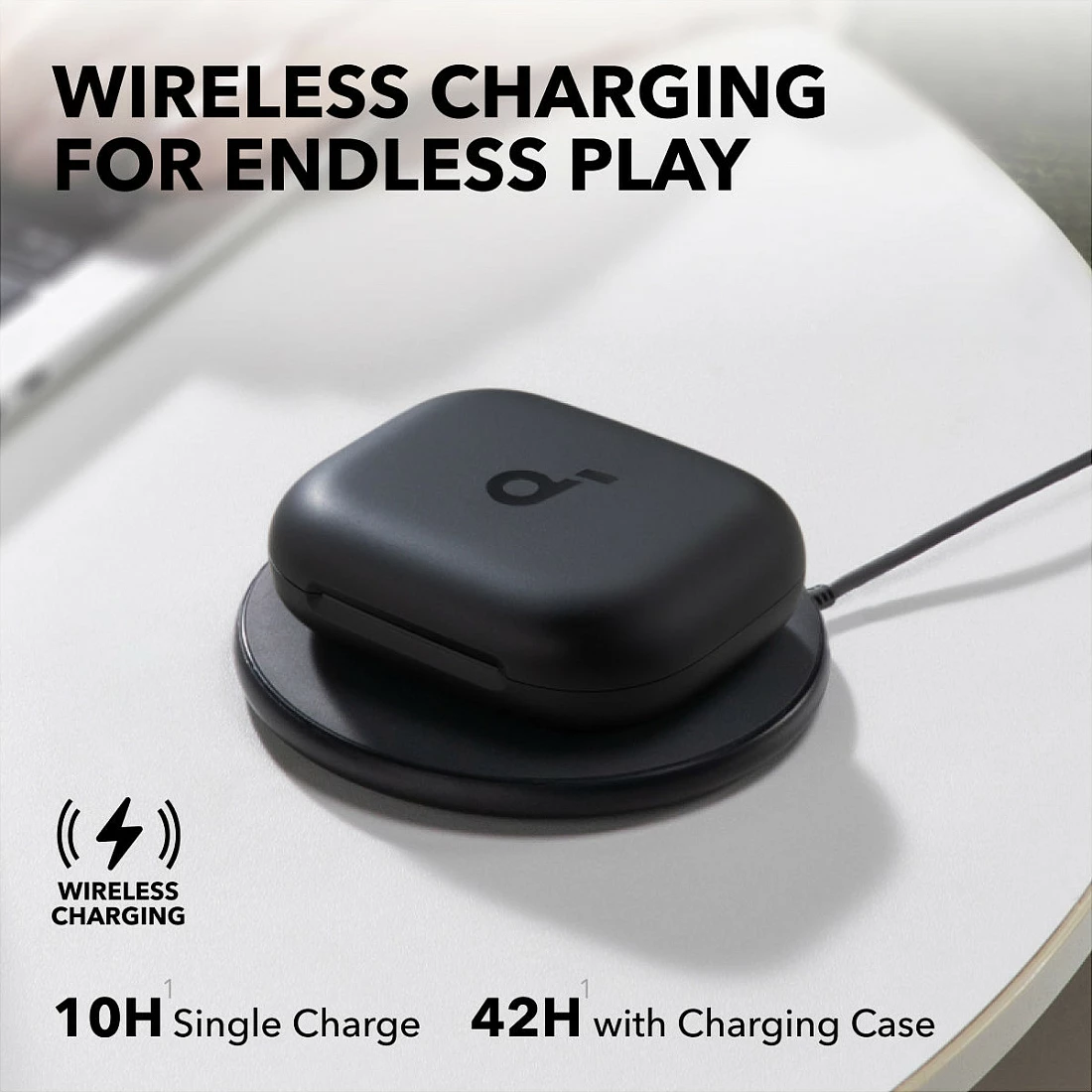 Kufje Anker Soundcore AeroFit 2, open-ear, wireless, Bluetooth 5.4, IP55, të zeza