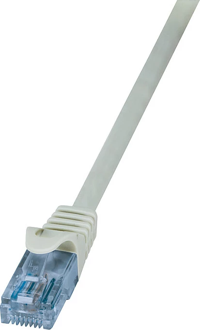 Kabllo rrjeti LogiLink Patch Cat.6A U/UTP 0.25m, gri