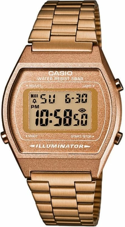 Orë dore digjitale për femra Casio, rozë gold