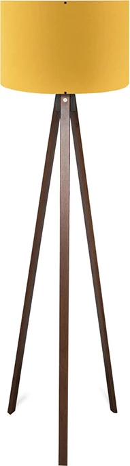 Llambë dyshemeje PWL-1059 Ε27, ngjyrë arre-verdhë, D38x140cm