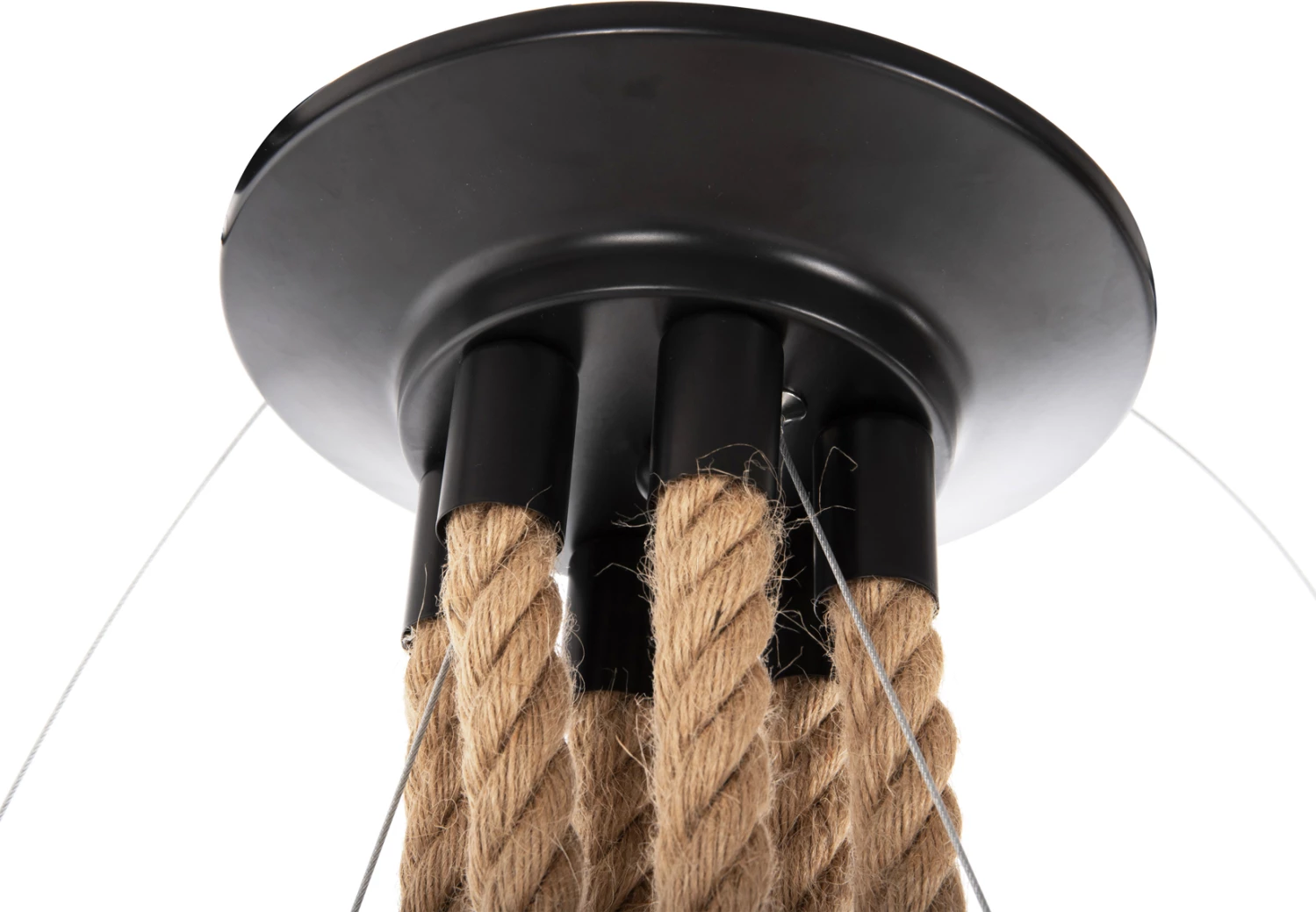 Llambë varëse tavani 6-dritash, metal-llitar, FH4130, Φ54-60x125H cm