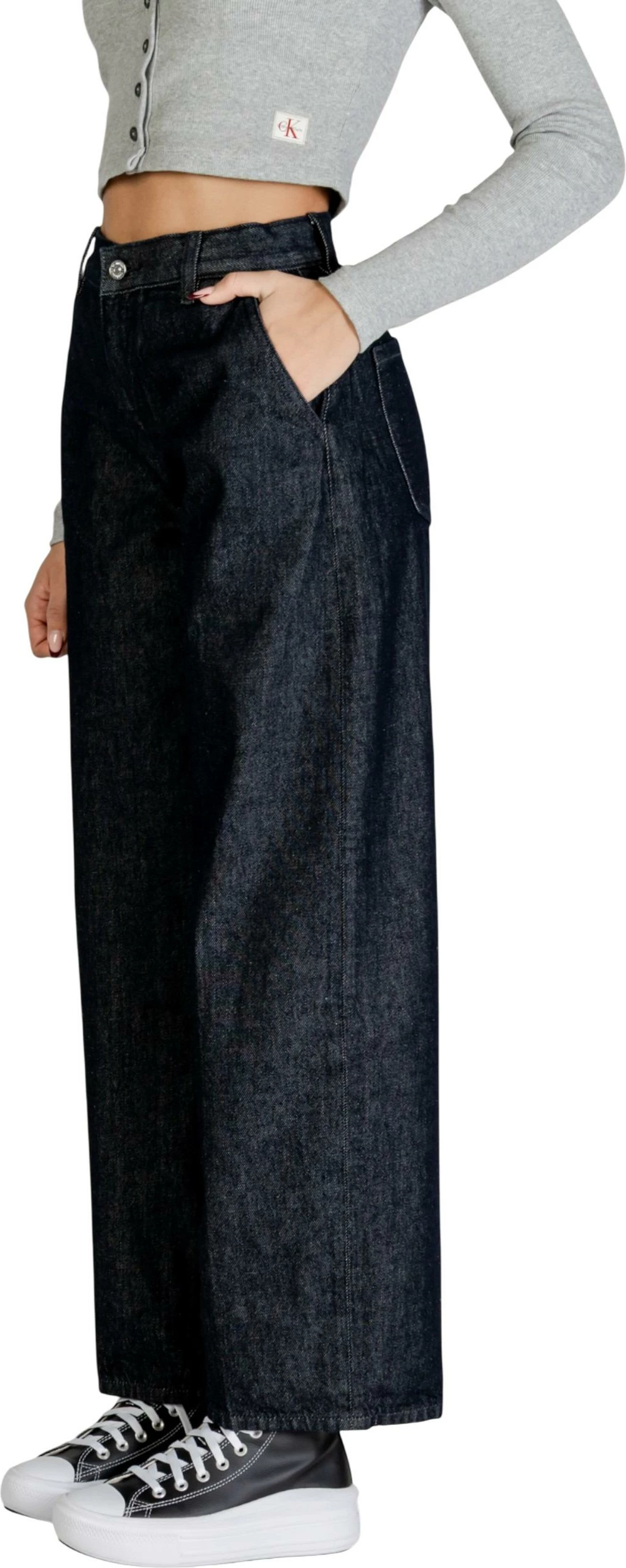 Pantallona xhinse për femra Calvin Klein Jeans LV047C796G, indigo [Madhësia: W28]