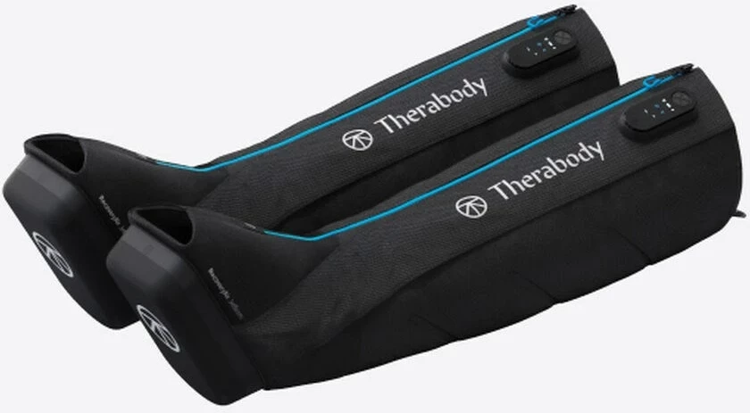 Masazhator Therabody RecoveryAir për këmbë, i zi