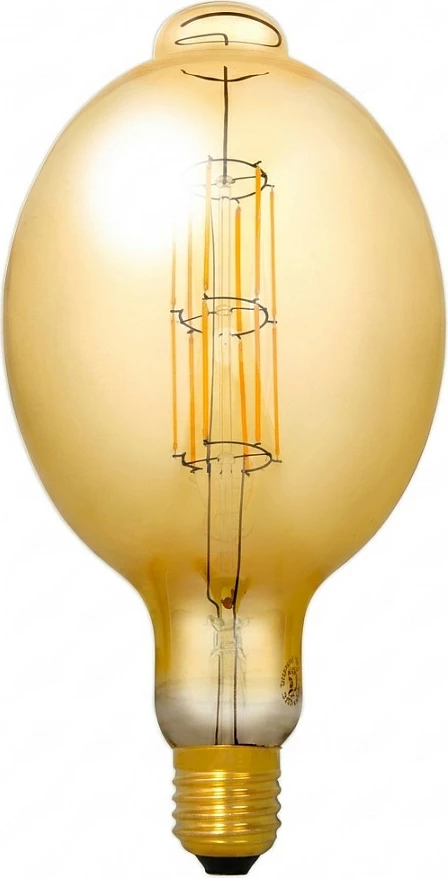 Llambë LED Synergy21 E27 BIG-LED Ballon, xham amber