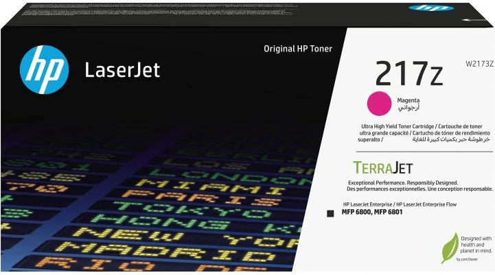 Toner HP 217Z W2173Z Ultra High Yield ~24,000 faqe TerraJet magenta